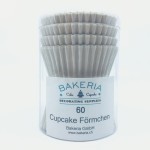 Bakeria Cupcake Förmchen Uni Vogue Cream, 60 Stück