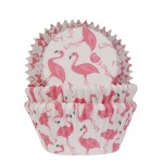 House of Marie Flamingo Cupcake Cases, 50pcs