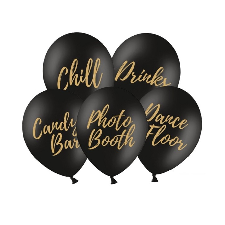 Wedding Sign Balloons Candy Bar - Chill - Dance Floor - Drinks - Photo Booth