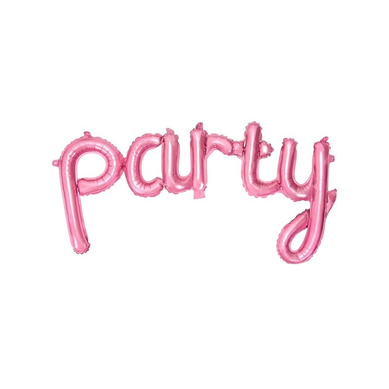 PartyDeco Party Foil Balloon Pink, 80x40cm