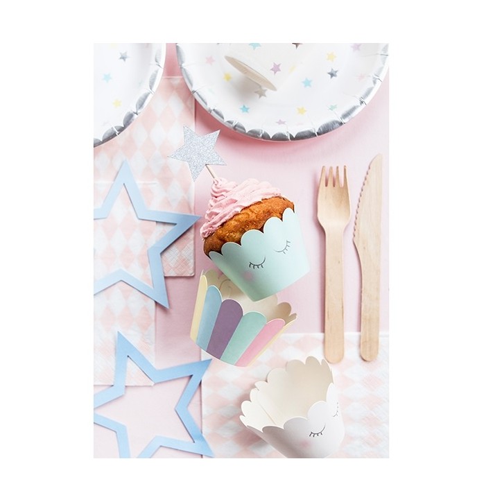 Cupcake wrappers Unicorn 6 pcs