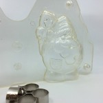 Double Chubby Santa Claus Chocolate Mould, 110mm