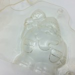 Double Chubby Santa Claus Chocolate Mould, 110mm