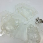 Double Chubby Santa Claus Chocolate Mould, 110mm