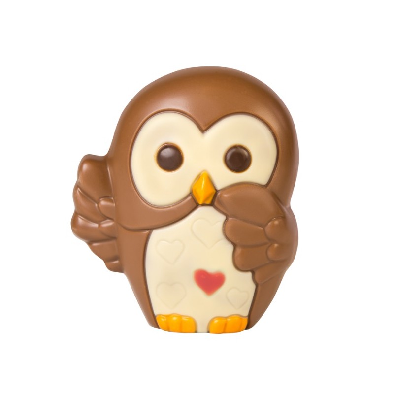 Double Pauline Owl Chocolate Mould, 100mm