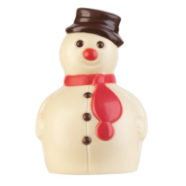 Snowman with Scarf Chocolate Mould Polycarbonate 8077