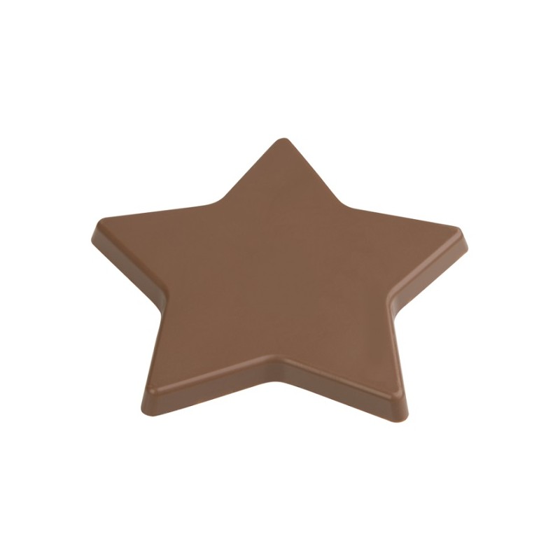 2er Stern Schokoladentafel Giessform, 100g