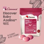 Carma Kuvertüre Tropfen Ruby Azalina 40%, 1500g