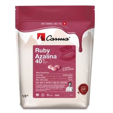 Ruby Rubina Couverture - Pink Azalina Chocolate Ruby