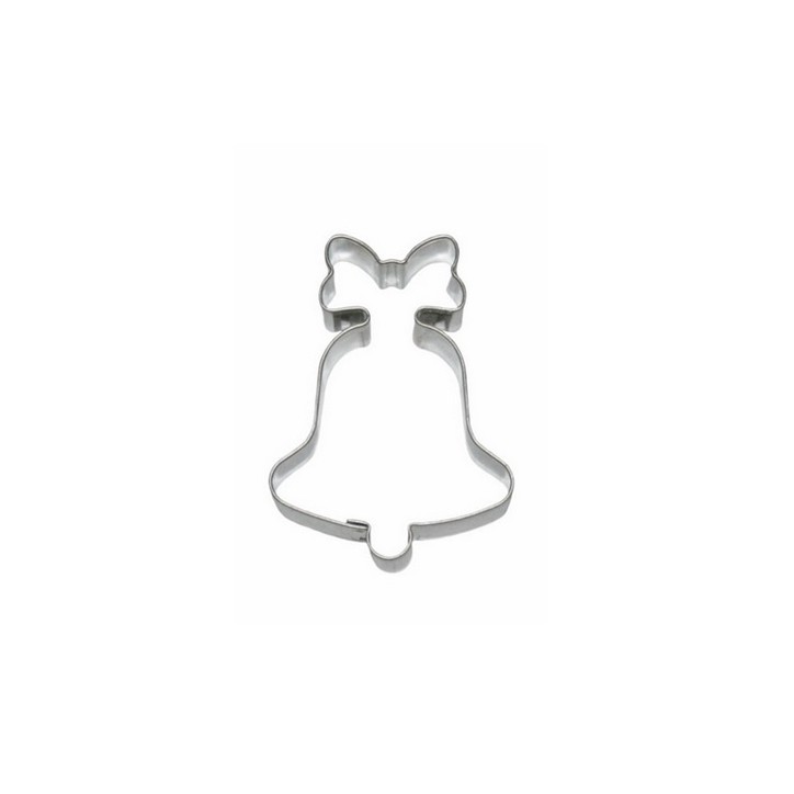 Glocken Ausstecher mit Schleife 45x60mm Glocken Ausstecher mit Schleife 45x60mm