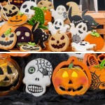 Decora Skull and Pumkin Cookie Cutters, 2 pcs