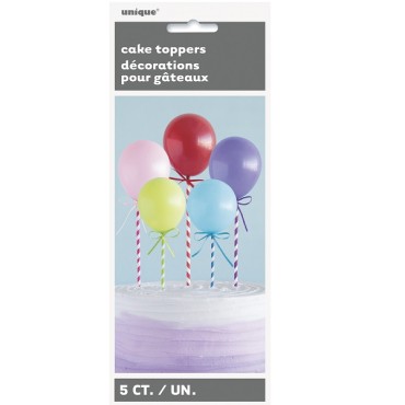 Luftballon Tortentopper bunt Unique Party 61785