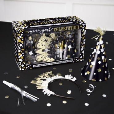 Unique Party  Glittering New Year Party Kit 63659