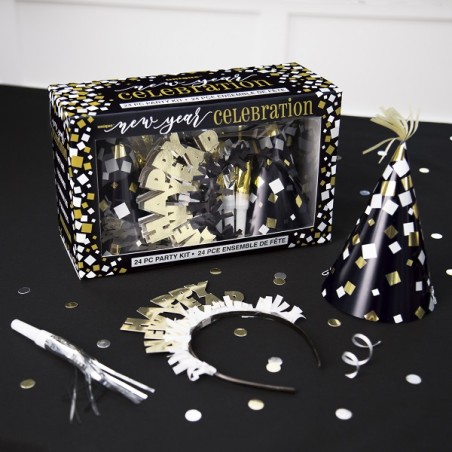 Unique Party  Glittering New Year Party Kit 63659