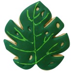 Anniversary House Green Monstera Tropical Leaf Cookie Cutter, 11cm