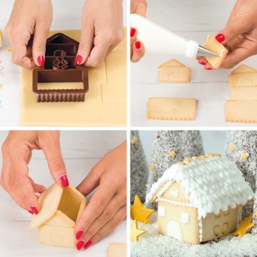 3d house cookie cutter