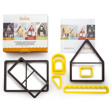 Decora Gingerbread House Cutter Set