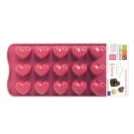 ScrapCooking Heart Chocolate Silicone Mould for 15 pcs