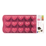 ScrapCooking Schokoladenform Herzen für 15 Stück