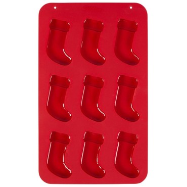 Wilton Holiday Stockings Silicone Candy Mold WL-2115-8524