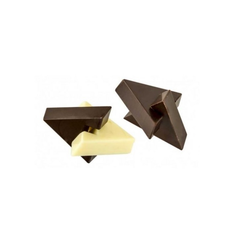 Decora 3D Triangle Chocolate Mould for 14pcs