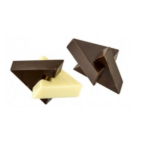 INTERLOCKING TRIANGLE CHOCOLATE MOLD 0050122