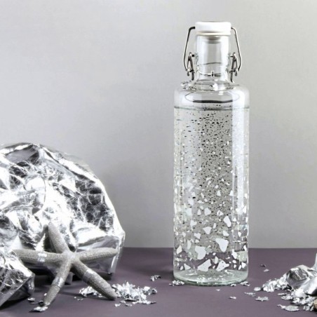 Reusable Glass Bottle 1 Litre ICEBREAKER SOULBOTTLES