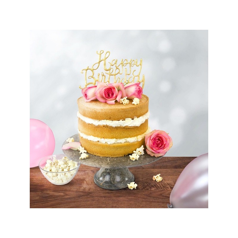 PME Happy Birthday Script Cake Topper Cutter