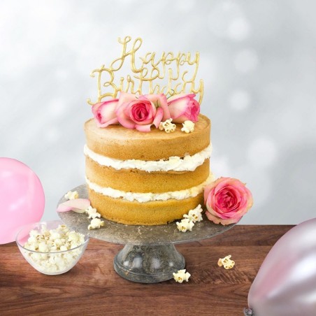 PME Cake Topper Cutter Happy Birthday - Script