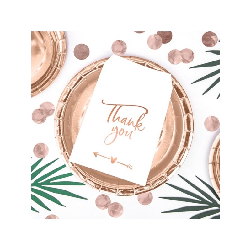 PartyDeco Thank you Treat Bags, 6 Stück