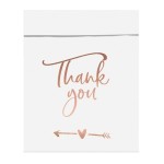 PartyDeco Thank you Treat Bags, 6 Stück