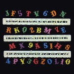 FMM Sugarcraft CARNIVAL Alphabet & Numbers Upper Case Set