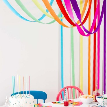 Birthday Brights Rainbow Streamers Talking Tables