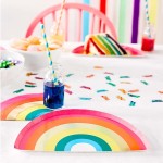Talking Tables Rainbow Plates, 12 pcs