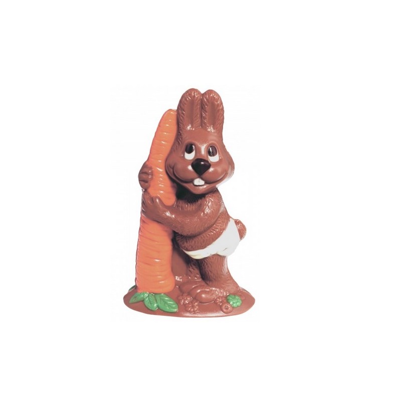 Baby Easterbunny with Carrot  Chocolate Mould, 16cm