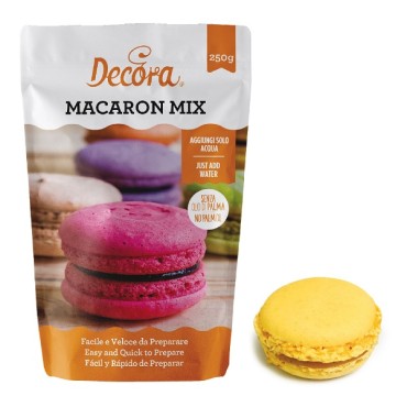 Gelbe Macarons Fertigbackmischung Decora 0300422