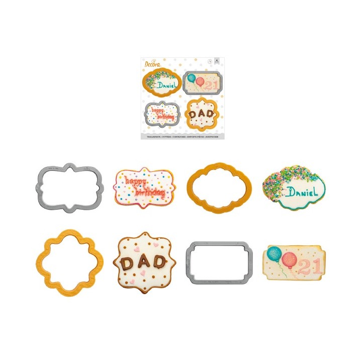 4 Plätzchen Ausstecher Rahmen / Frame Set 4 Plätzchen Ausstecher Rahmen / Frame Set