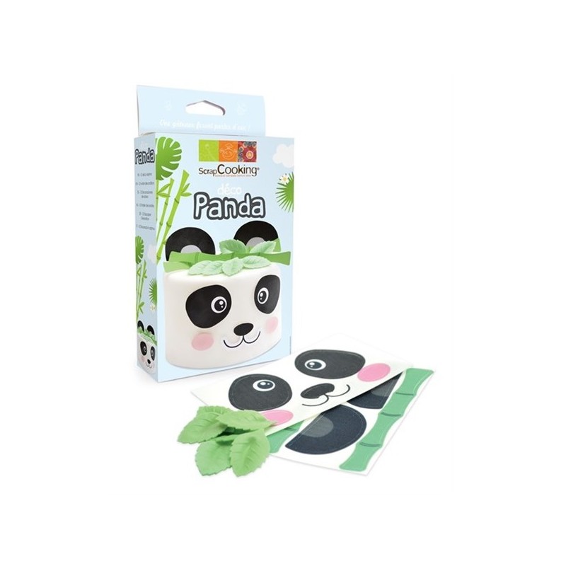 ScrapCooking Panda Esspapier Dekorations Set