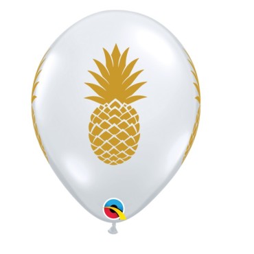 Qualatex Clear Pineapple Balloons