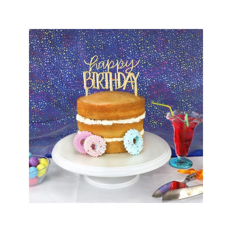 PME Happy Birthday Modern Cake Topper Cutter