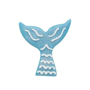 Mini Mermaid Tail Poly-Resin Coated Cookie Cutter