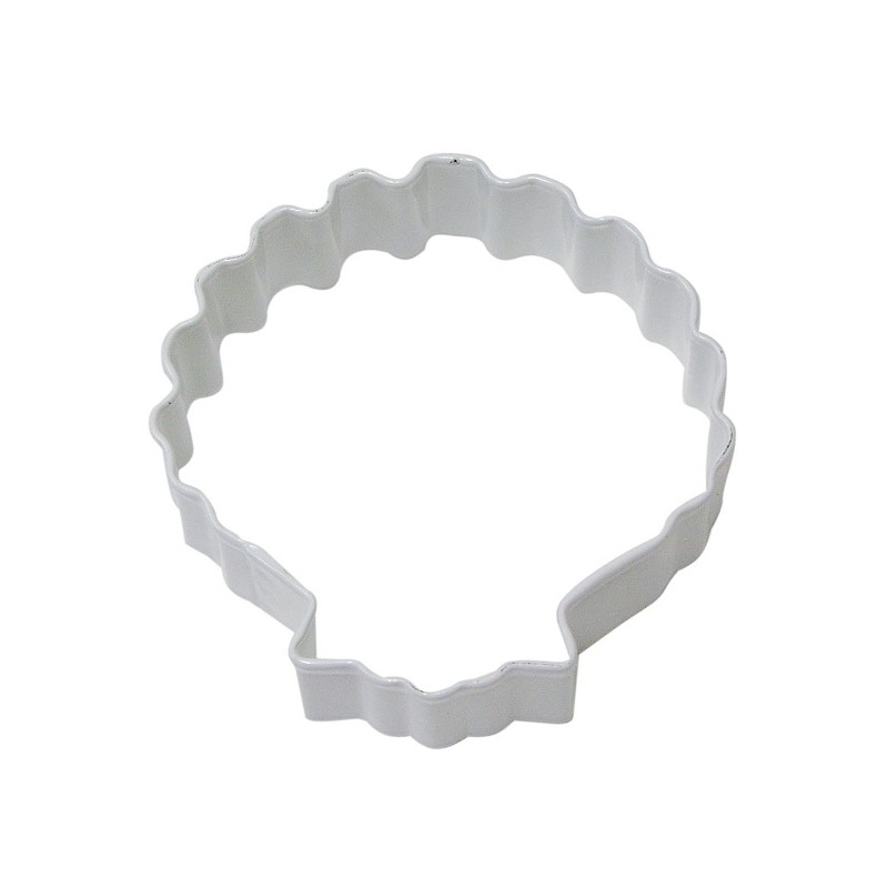 White Sea Shell Cookie Cutter, 7.5cm