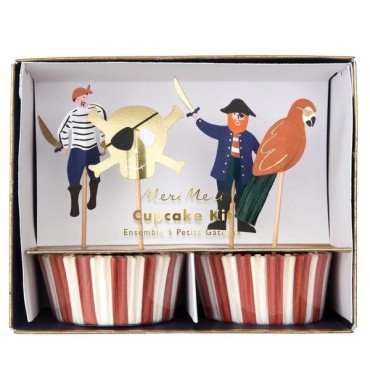 Pirates Bounty Cupcake Kit 45-4740 Meri Meri