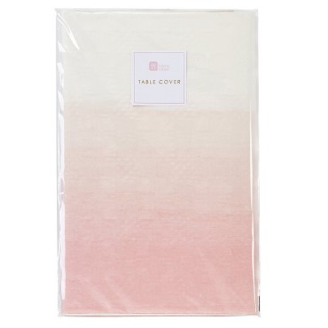 Pink Ombre Papier-Tischtuch PINK-TCOVER