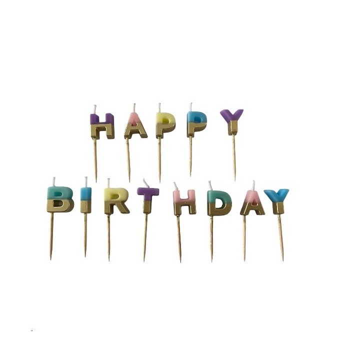 We Heart Birthdays Happy Birthday Candles - BDAY-CANDLE-HB We Heart Birthdays Happy Birthday Candles - BDAY-CANDLE-HB
