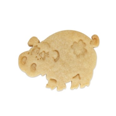 Lucky Pig Cookie Cutter - Pig Cookie Cutter – Fun Pig-Shaped Cookies!