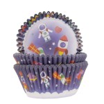 House of Marie Space Cupcake Cases, 50pcs