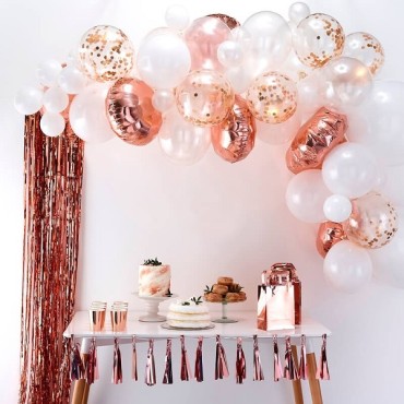 Ginger Ray Balloon Arch Kit Rose Gold 70pcs