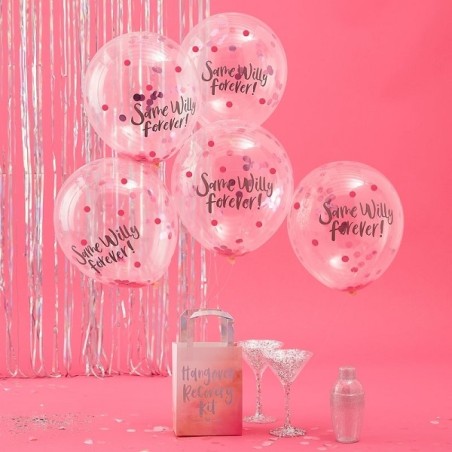 Same Willy Forever Confetti Balloons - Bride Tribe