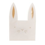 Ginger Ray Easter Bunny Paper Napkins, 16 pcs